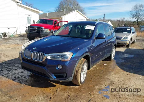 2015 BMW X3 Sdrive28I from USA, damaged, VIN 5UXWZ7C58F0M82904